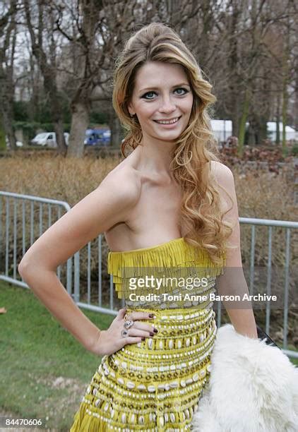 Mischa Barton attends the Christian Dior fashion show during 